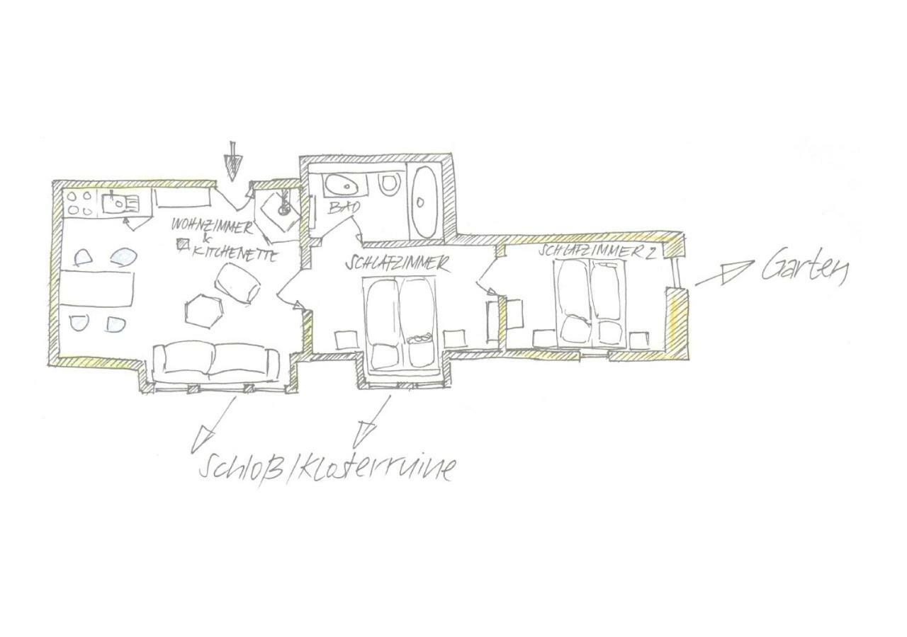 Appartement Gutshaus Altbauhof à Dargun Extérieur photo